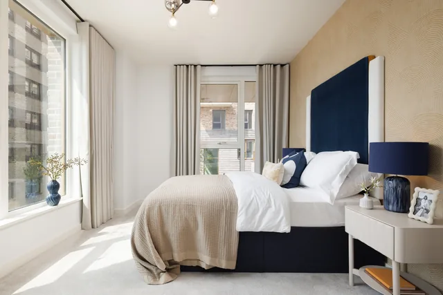 Eastman Village duplex show home bedroom