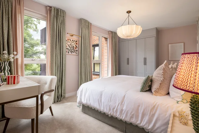 Hendon Waterside show home bedroom