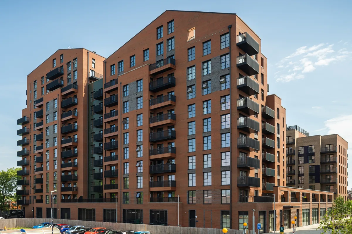 Sterling Place brick apartment building